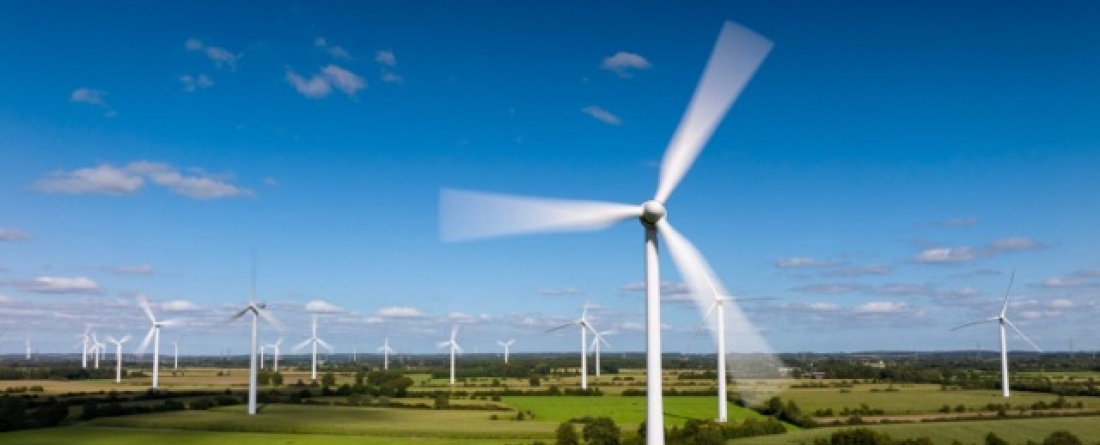 picture of wind farm in South Korea