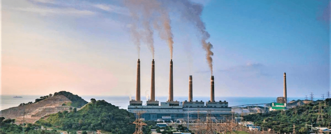picture of coal power plants in Indonesia